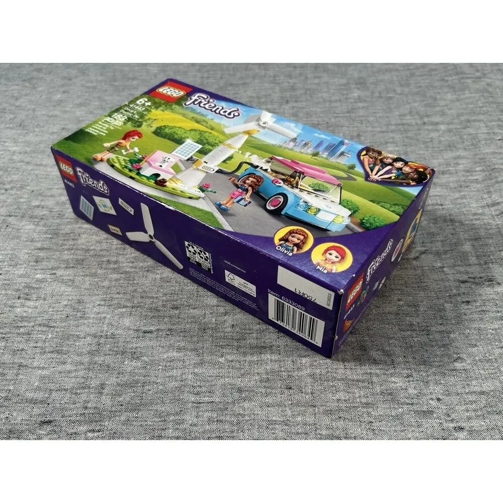 LEGO Friends Olivia's Electric Car 41443 Building Toy 183 Pieces Olivia Mia NIB